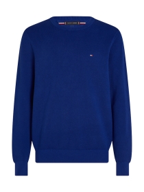 ESSENTIAL STRUCTURE CREW NECK, BLUE