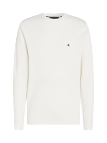 ESSENTIAL STRUCTURE CREW NECK, WHITE