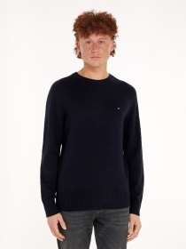 LAMBSWOOL CREW NECK, BLUE