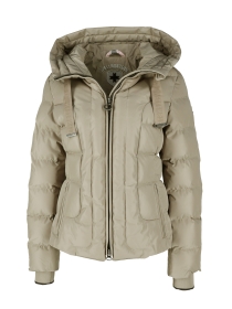 Wellensteyn Belvitini Short Silversand – stilvolle Damenjacke/ Winterjacke
