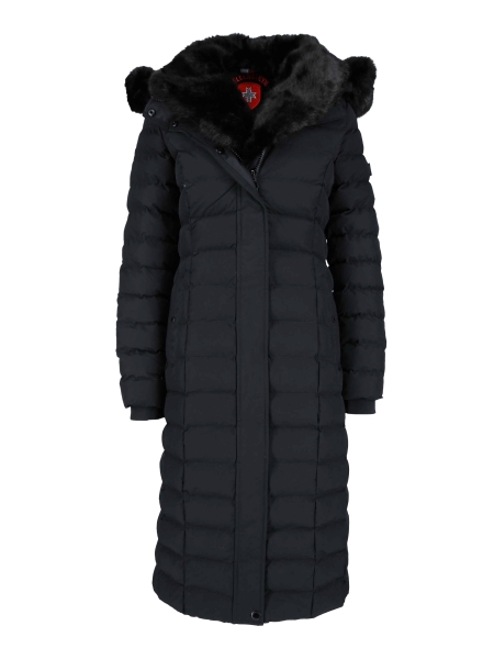 Wellensteyn Santorin Super Long Damenmantel/ Winterjacke in Schwarz