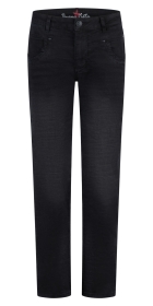 Anna C straight cropped cross denim, autumn black