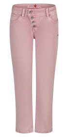 Malibu straight 7/8 stretch twill, pastel rose