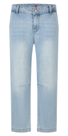 Barrel stretch denim, light indigo