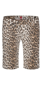 Malibu-Short stretch twill, natural leo