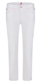 Anna C straight 7/8 stretch twill, white