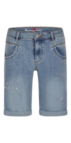 Anna C-Short stretch denim, repair denim