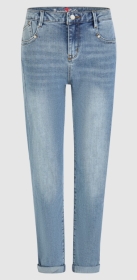 Carrot-D stretch denim, greyish blue