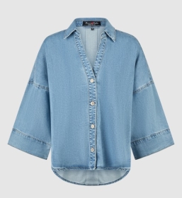 Light Jacket stretch denim, soft blue