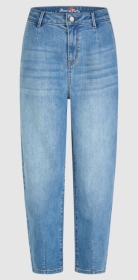 Ballon stretch denim, mid stone