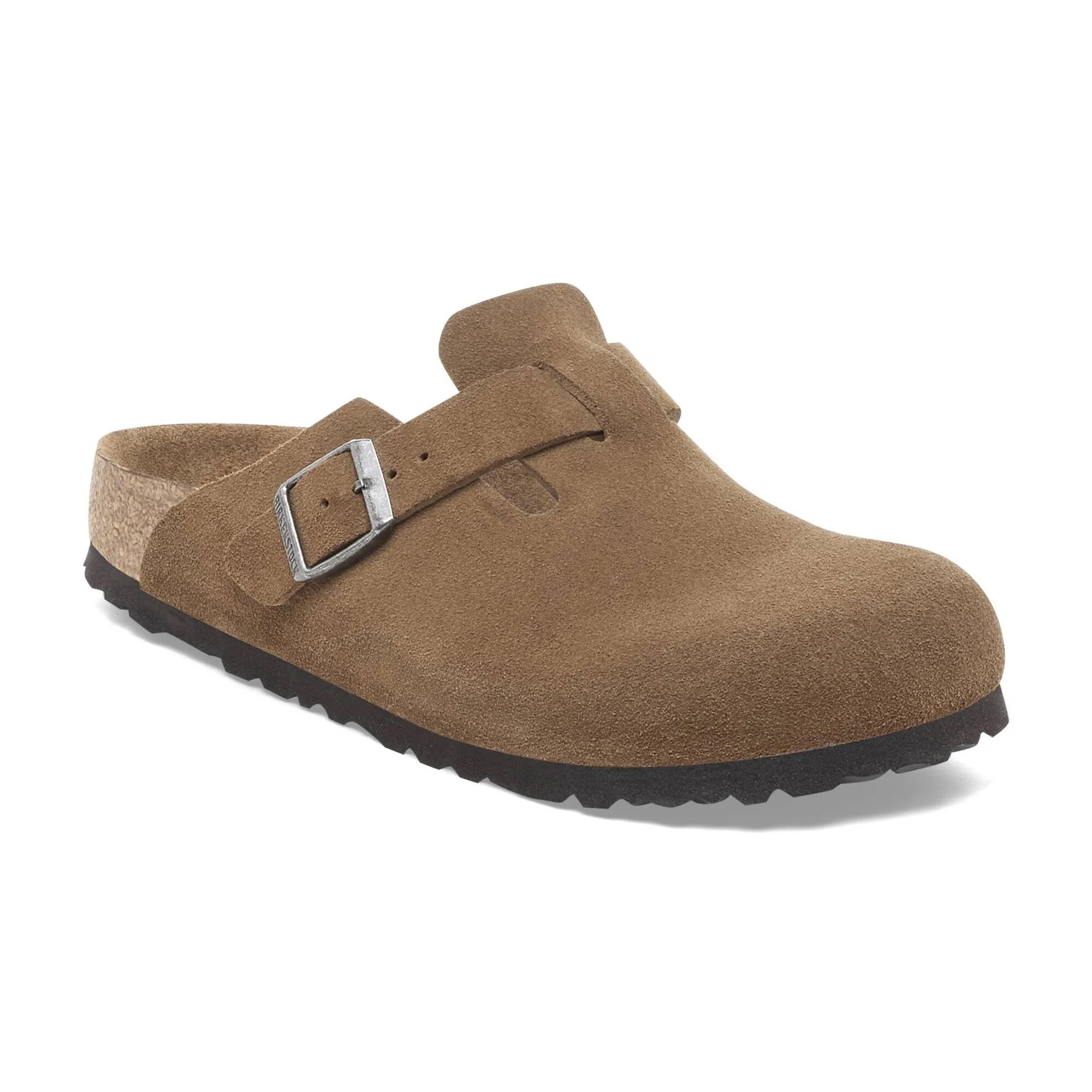 Birkenstock Clog Boston Soft Footbed Suede Leather