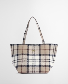Barbour Tote Bag Layla Large Rosewood Tartan