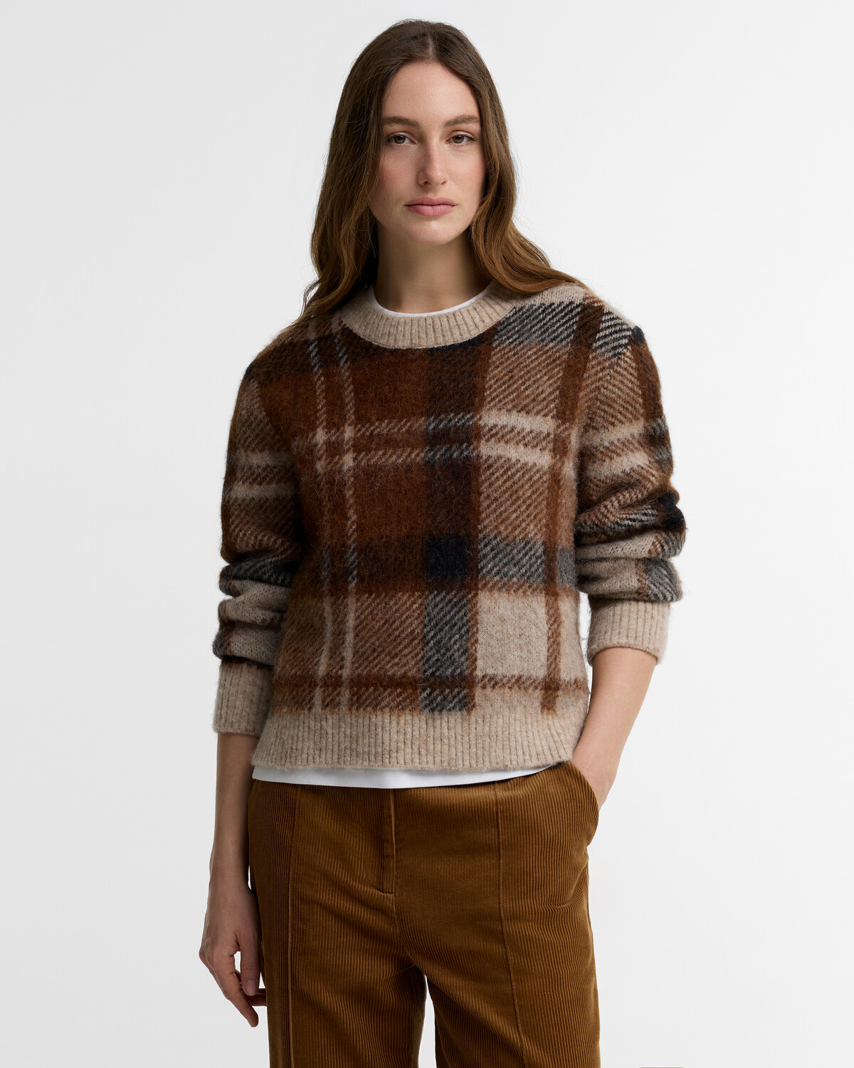 Barbour Pullover Aus Alpaka Und Wolle