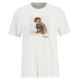 Barbour T-Shirt Marine white