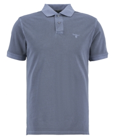 Poloshirt Washed Tartan Tailored Pique