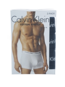 Calvin Klein Boxershorts TRUNK 3PK, BLACK