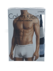 Calvin Klein Boxershorts LOW RISE TRUNK 3PK, BLACK