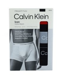 Calvin Klein Boxershorts RELAXED FIT TRUNK 3PK, BLACK