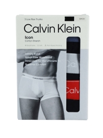 Calvin Klein Boxershorts LOW RISE TRUNK 3PK, BLACK