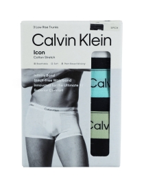 Calvin Klein Boxershorts LOW RISE TRUNK 3PK, BLACK