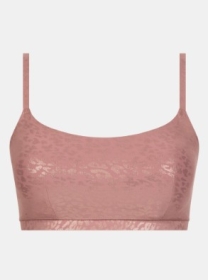 Chantelle SOFTSTRETCH PADDED BRALETTE pink leo shimmer