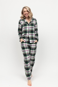 Forrest Brushed Check Pyjama Top