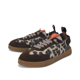 CRICKIT Sneaker SIMONA Hellbeige Leo Leder
