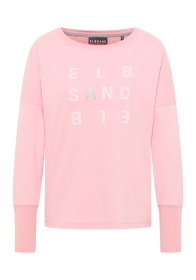 Elbsand Ingiara Longsleeve – Loose Fit in Shell Pink für Damen