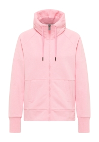 Elbsand Ainele Sweatjacke – Loose Fit in Shell Pink Melange