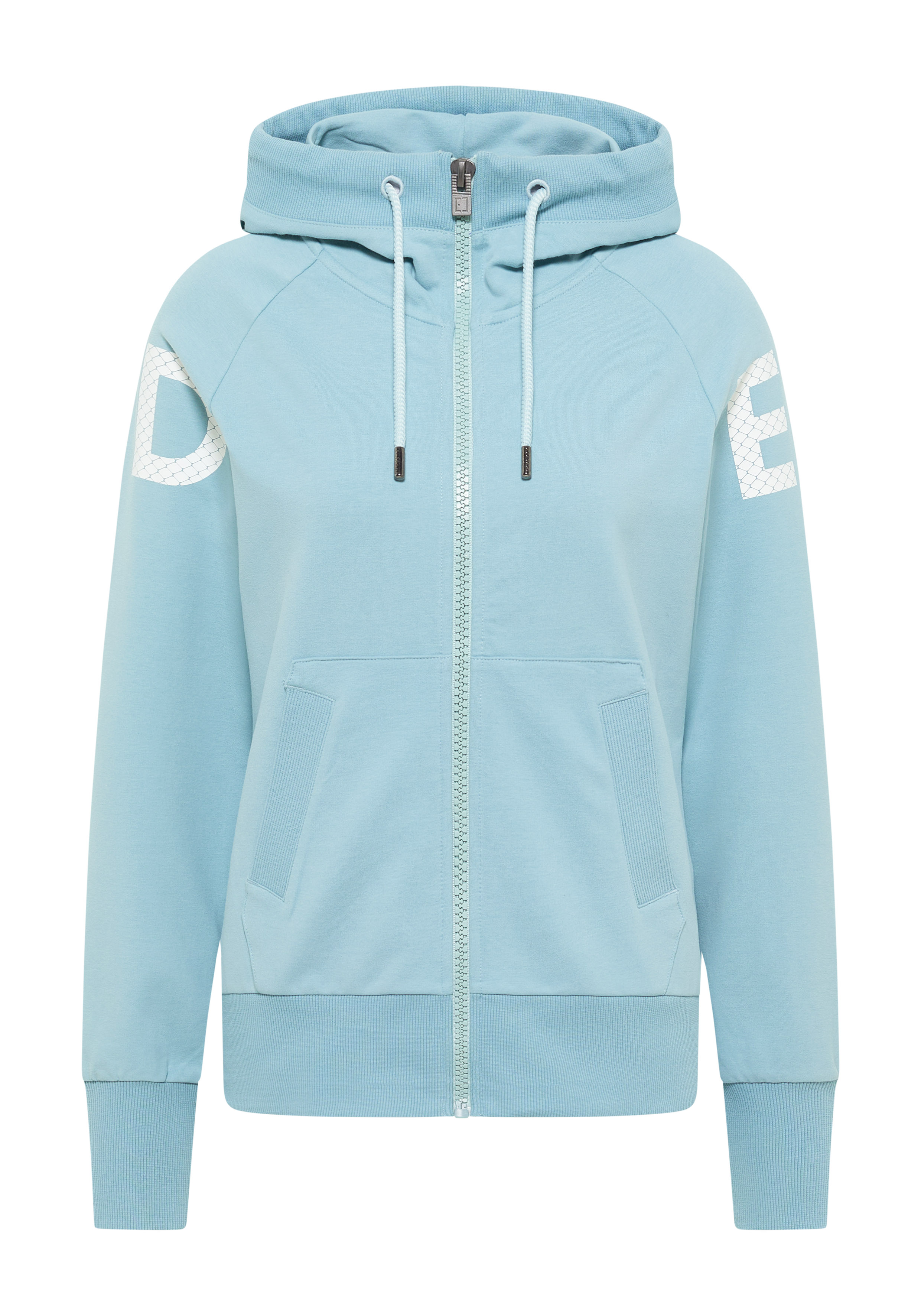 Elbsand Kalea Felpa Con Cappuccio Donna – Slim Fit, Morbida, Con Stampa In Gomma, 95% Cotone 5% Elastan, Tasca A Marsupio