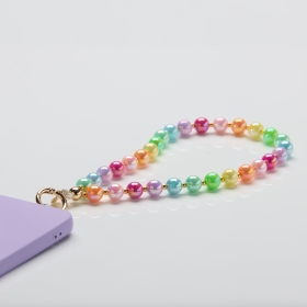 Schlüsselkette/Handykette rainbow sparkling