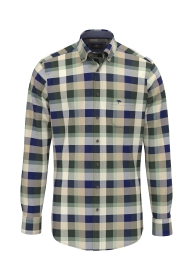 Square Flannel Check, B.D., 1/1, dark ivy