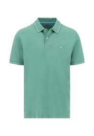 Polo, contrast tipping, jade