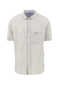 Classic Linen Stripe, B.D., 1/1, dark khaki