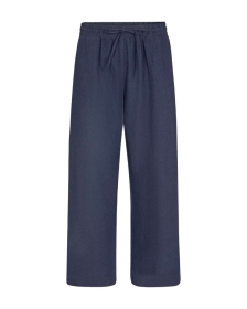 Freequent FQLAVA 7/8 Leinenhose – Blau