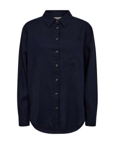 Freequent FQLAVA Leinenhemd – Blau
