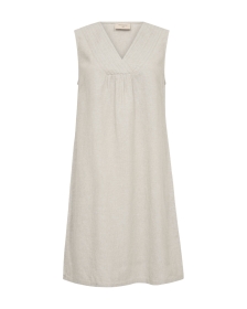 Freequent FQLAVA Leinenkleid – Beige