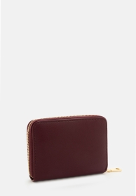 Seidenfelt Geldbörse Ylva deep red