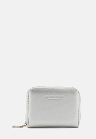Seidenfelt Geldbörse Ylva silver