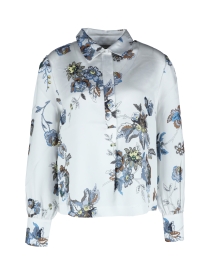 Bluse mit Blumen