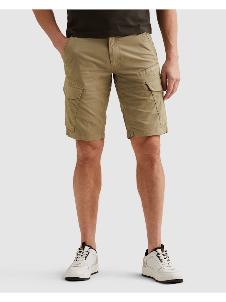 Hemden Pme Legend Herren Beige Tapered Fit Cargo Shorts Einfarbig - Bild 4
