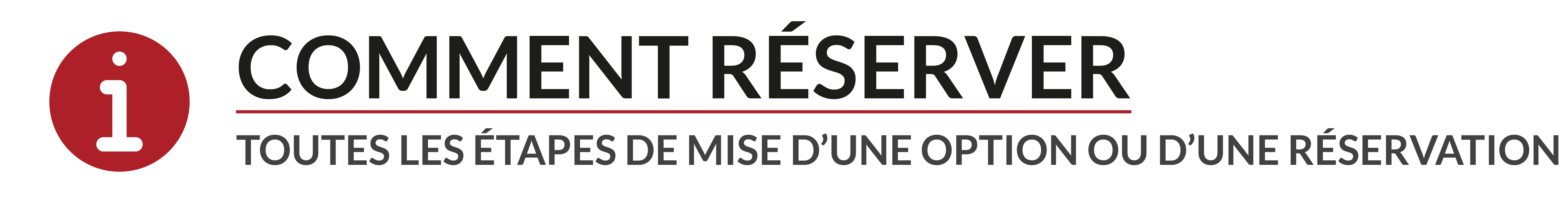 Comment réserver
