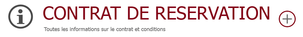 Contrat de réservation Contrat de réservation