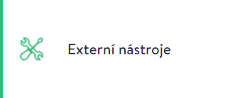 Externí nástroje Externí nástroje