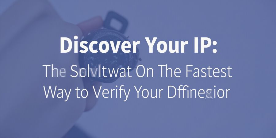 Find Your IP Fast: Quick Lookup & VPN Protection
