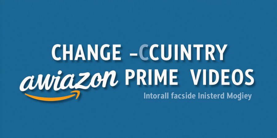 Change Amazon Prime Video Region: A Step‑by‑Step Guide