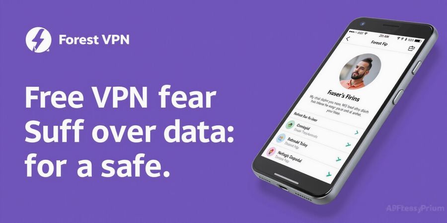 Free iPhone VPN: Forest VPN Unlimited Data & AES‑256