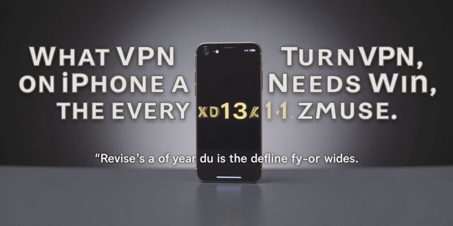 Why Every iPhone Needs a VPN in 2025