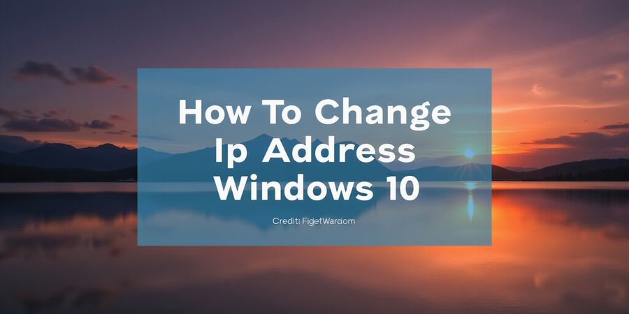 Change Windows 10 IP Address Quickly for Gaming & Streaming