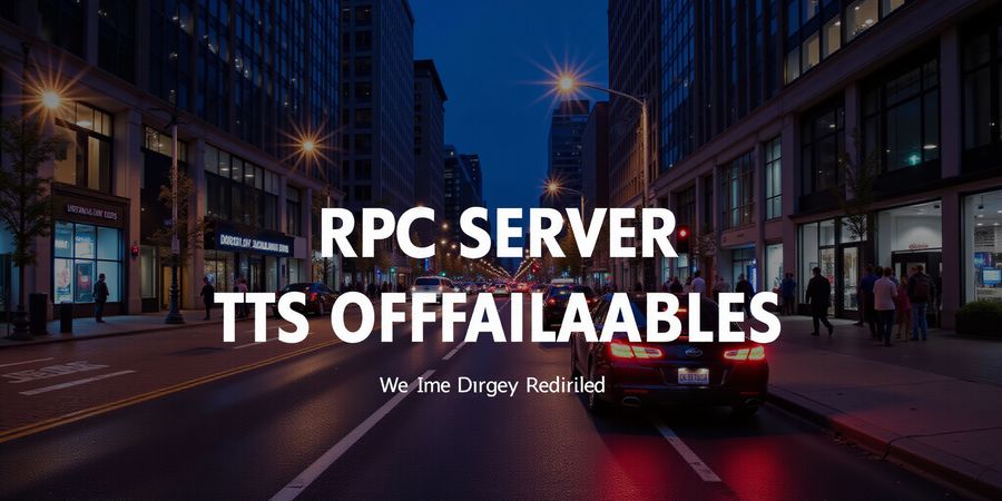 Fix RPC Server Unavailable: Windows Troubleshooting Guide